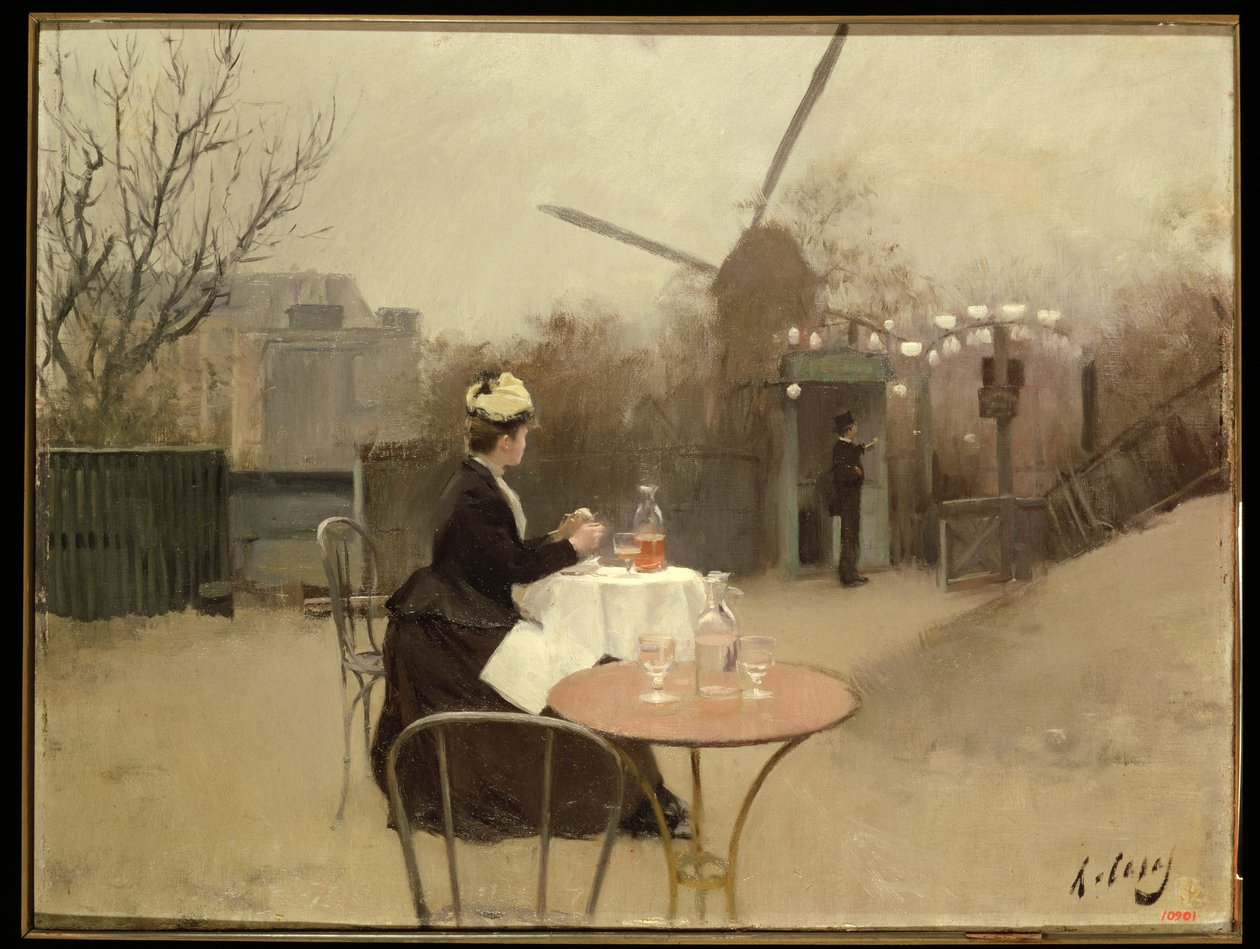Al Fresco étkezés alkotó: Ramon Casas i Carbo
