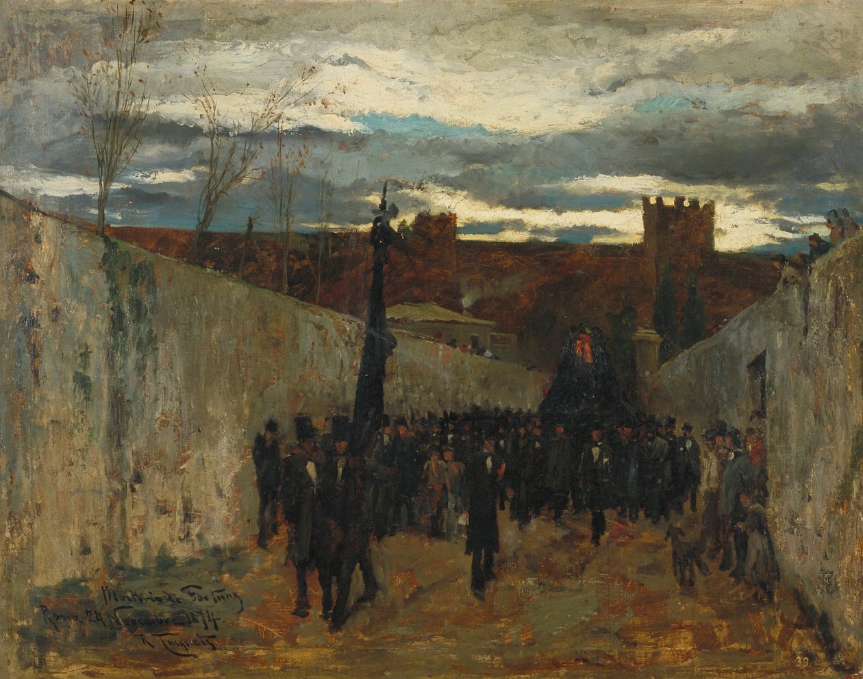 Fortuny temetése alkotó: Ramon Tusquets