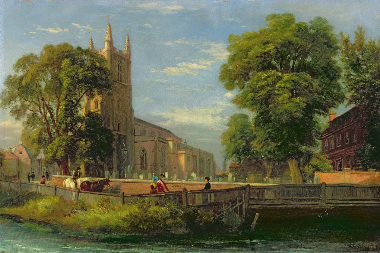 Croydon plébániatemplom, 1839 alkotó: Ramsay Richard Reinagle