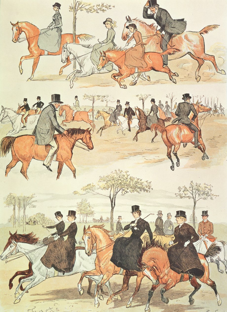 Riding Side-nyereg alkotó: Randolph Caldecott