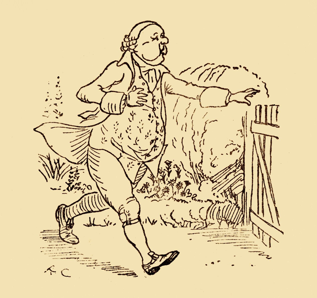 John Gilpins barát, 1878, c1918. alkotó: Randolph Caldecott