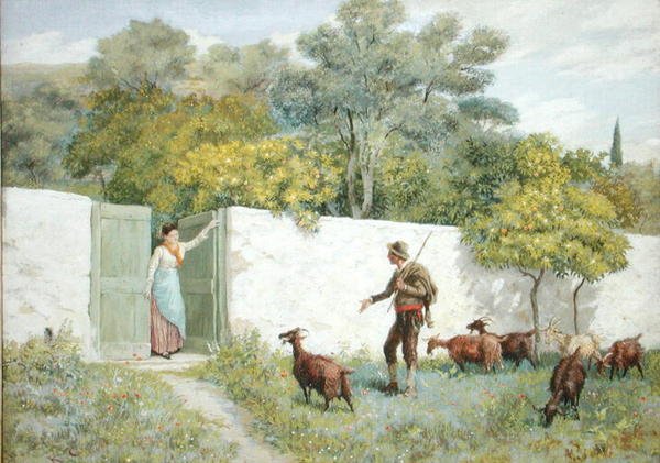 Jelenet a Montone-ban – A kecskepásztor alkotó: Randolph Caldecott