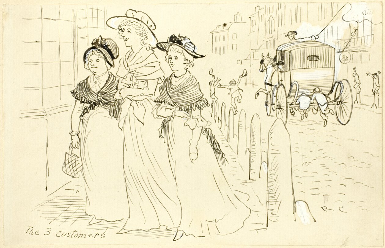 A három ügyfél alkotó: Randolph Caldecott