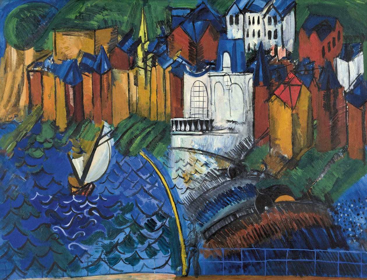Kék zenekar; Orchestre bleu alkotó: Raoul Dufy