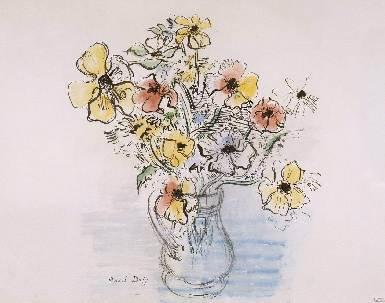Anemone csokor alkotó: Raoul Dufy