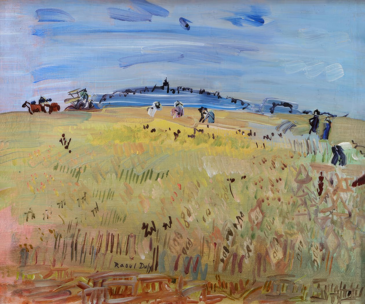Szüret Langres-ben alkotó: Raoul Dufy