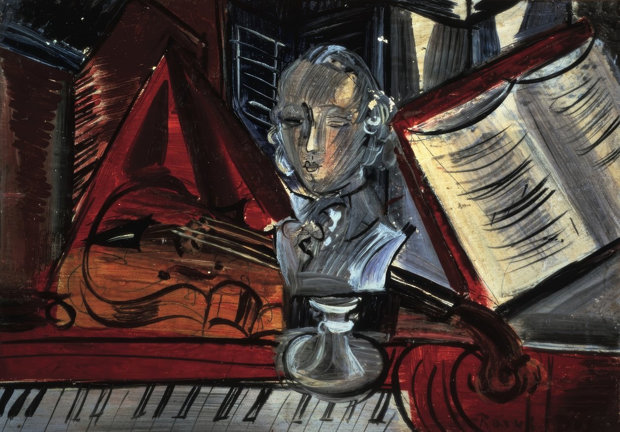 Hommage an Wolfgang Amadeus Mozart alkotó: Raoul Dufy