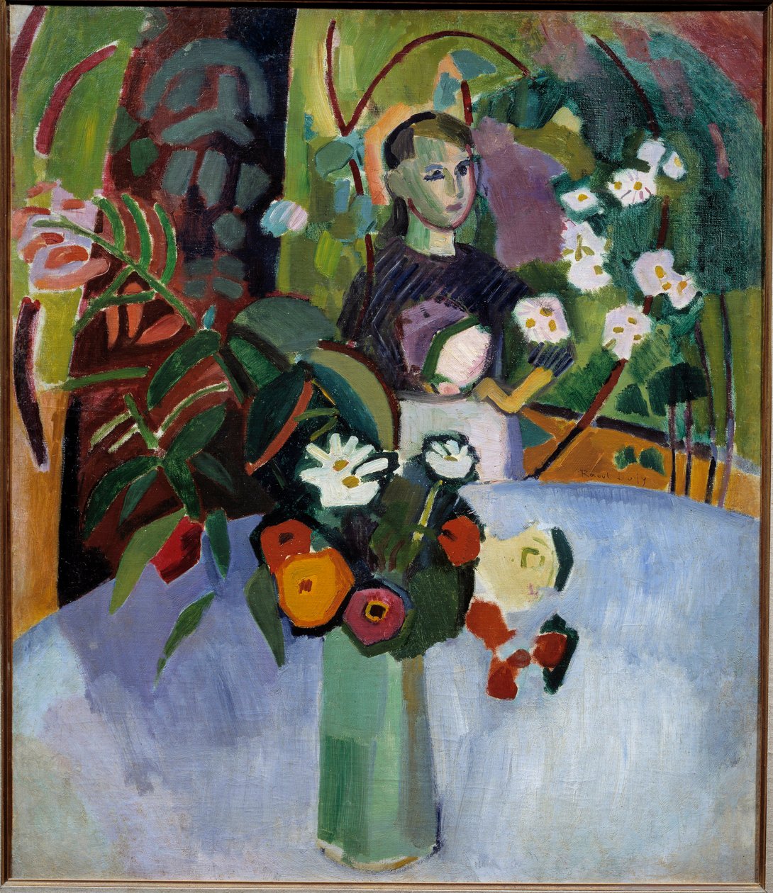 Jeanne a virágok között alkotó: Raoul Dufy