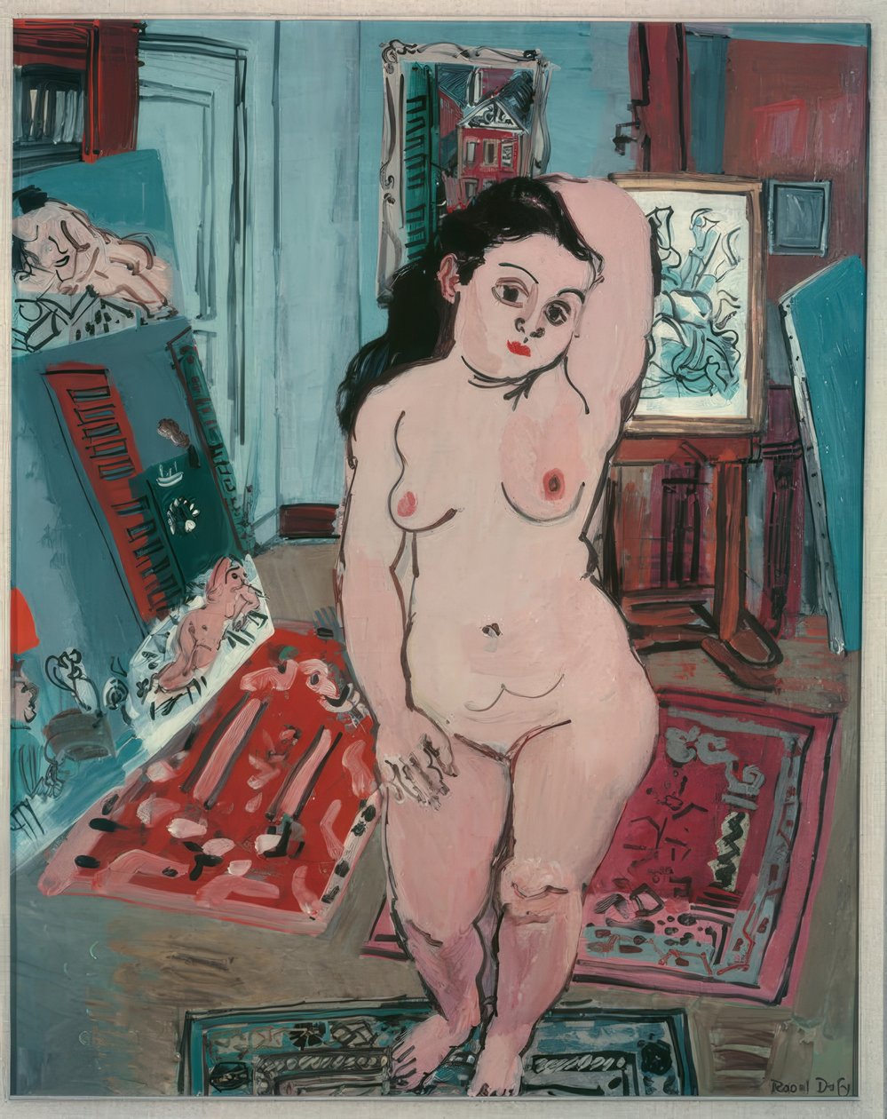 Akt arum liliommal alkotó: Raoul Dufy