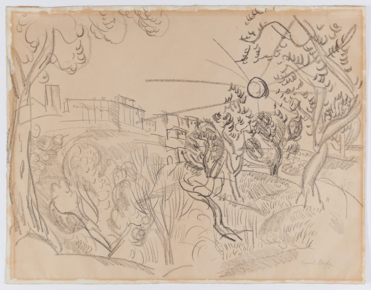 Olajfák Provence-ban alkotó: Raoul Dufy