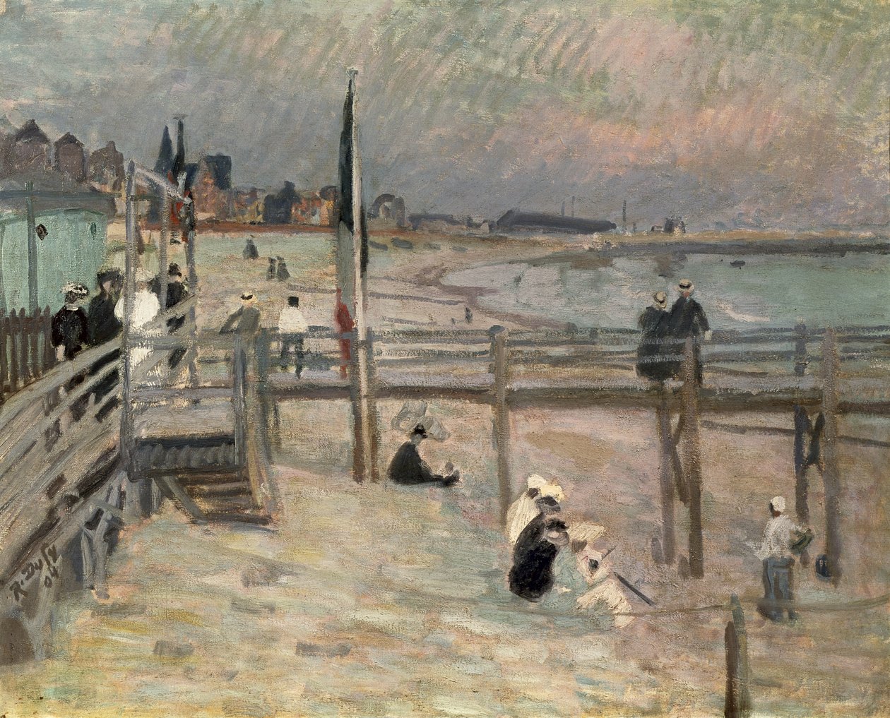 A Sainte-Adresse-i strandon alkotó: Raoul Dufy