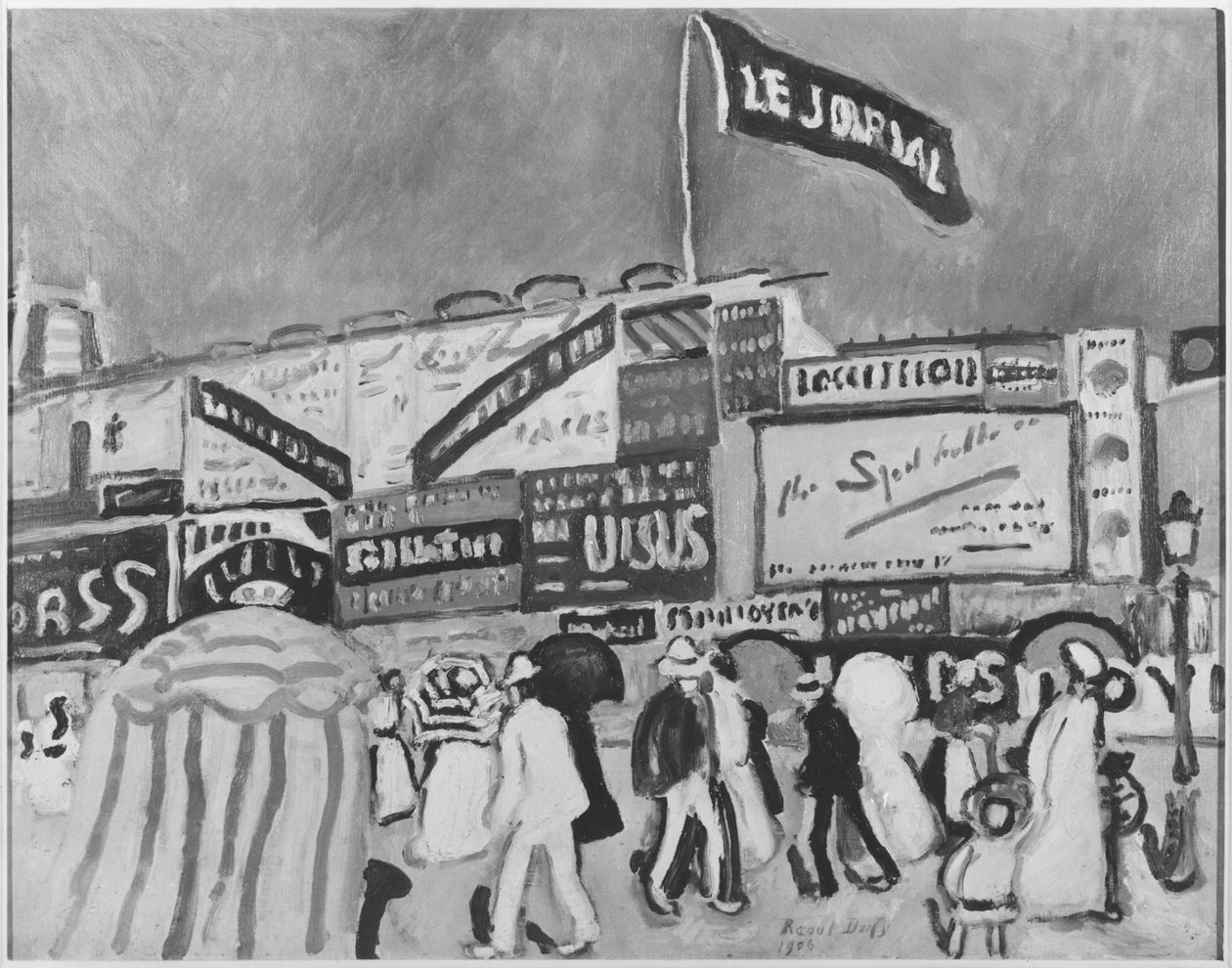 Plakátok Trouville-ban alkotó: Raoul Dufy
