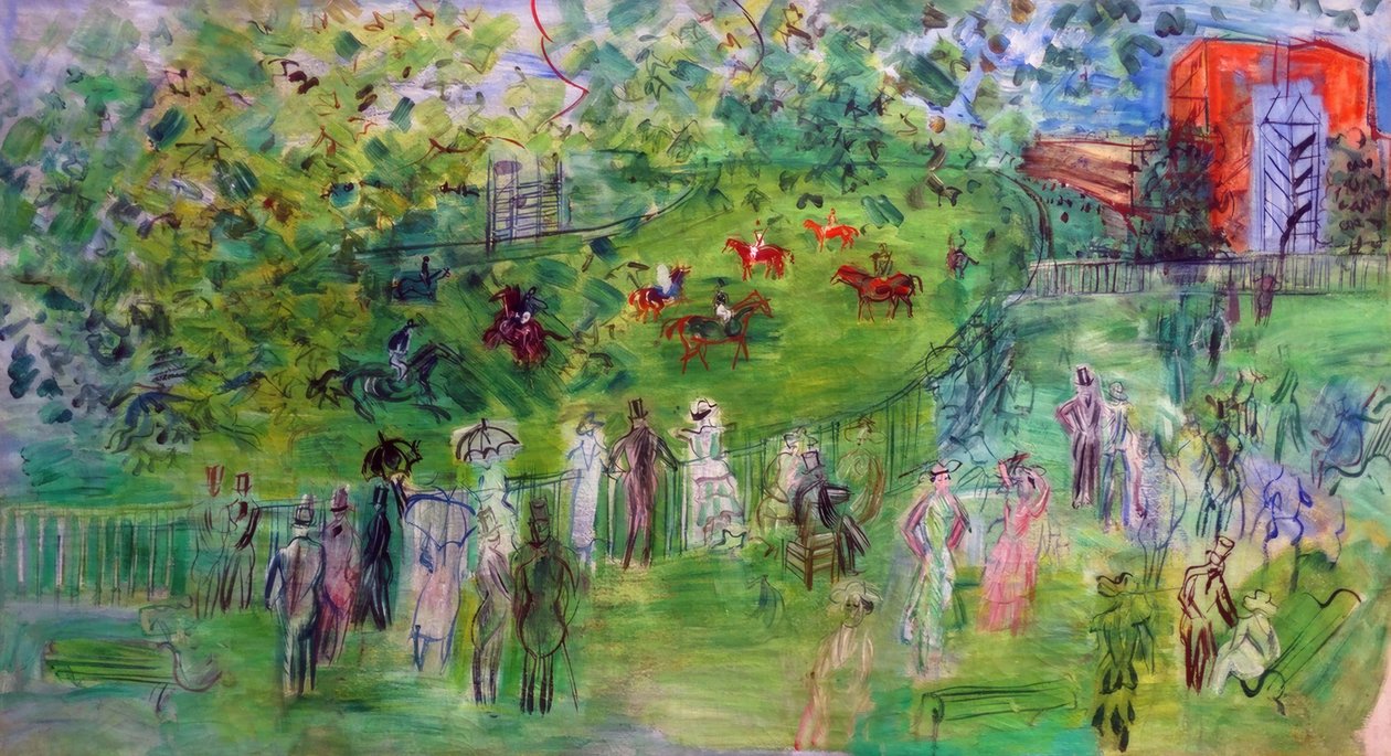 Versenypálya Ascottban alkotó: Raoul Dufy