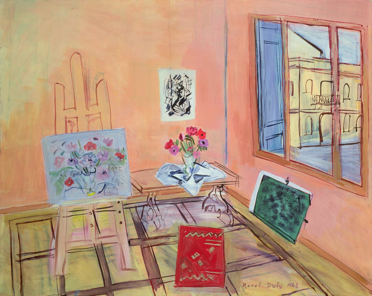 Stúdió virágokkal alkotó: Raoul Dufy