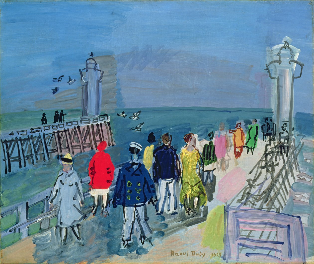 A Trouville-i móló alkotó: Raoul Dufy
