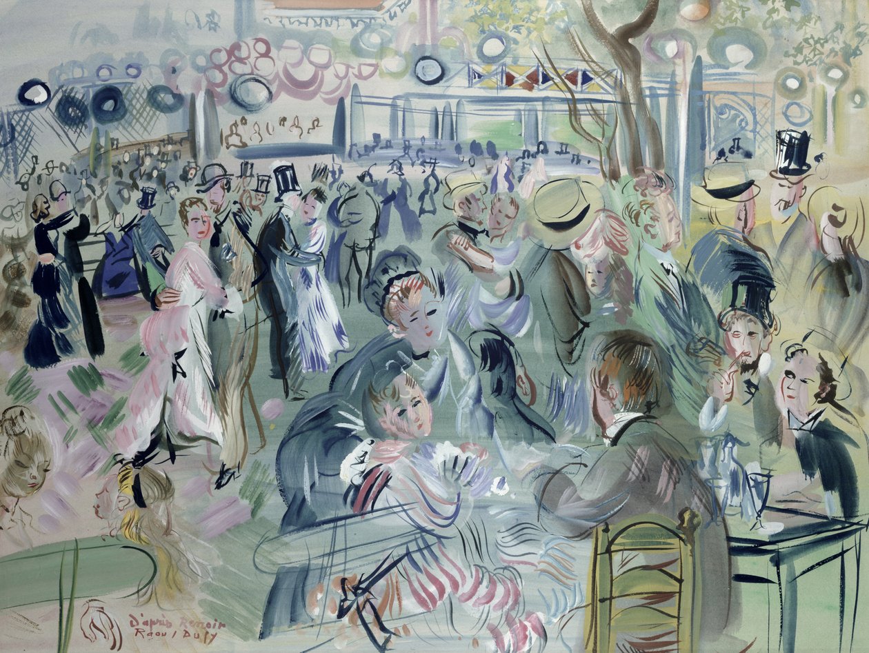 A Moulin de la Galette alkotó: Raoul Dufy