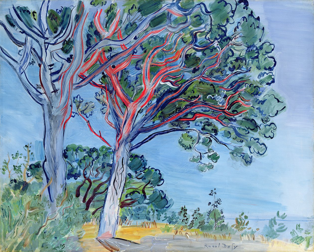 A vörös fenyő alkotó: Raoul Dufy