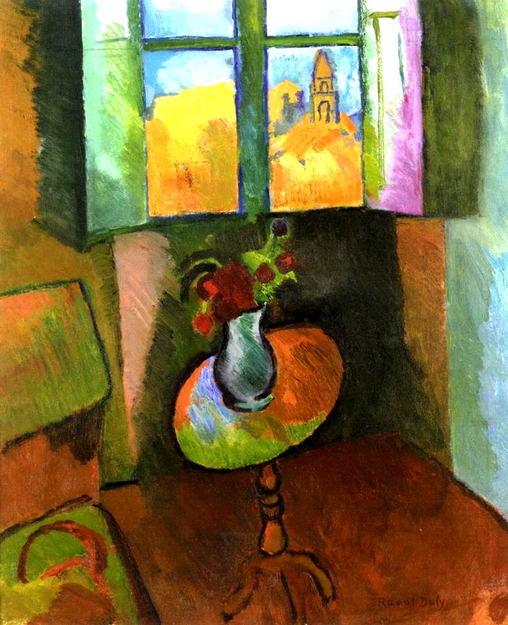 Kerekasztal, rue Seguier alkotó: Raoul Dufy