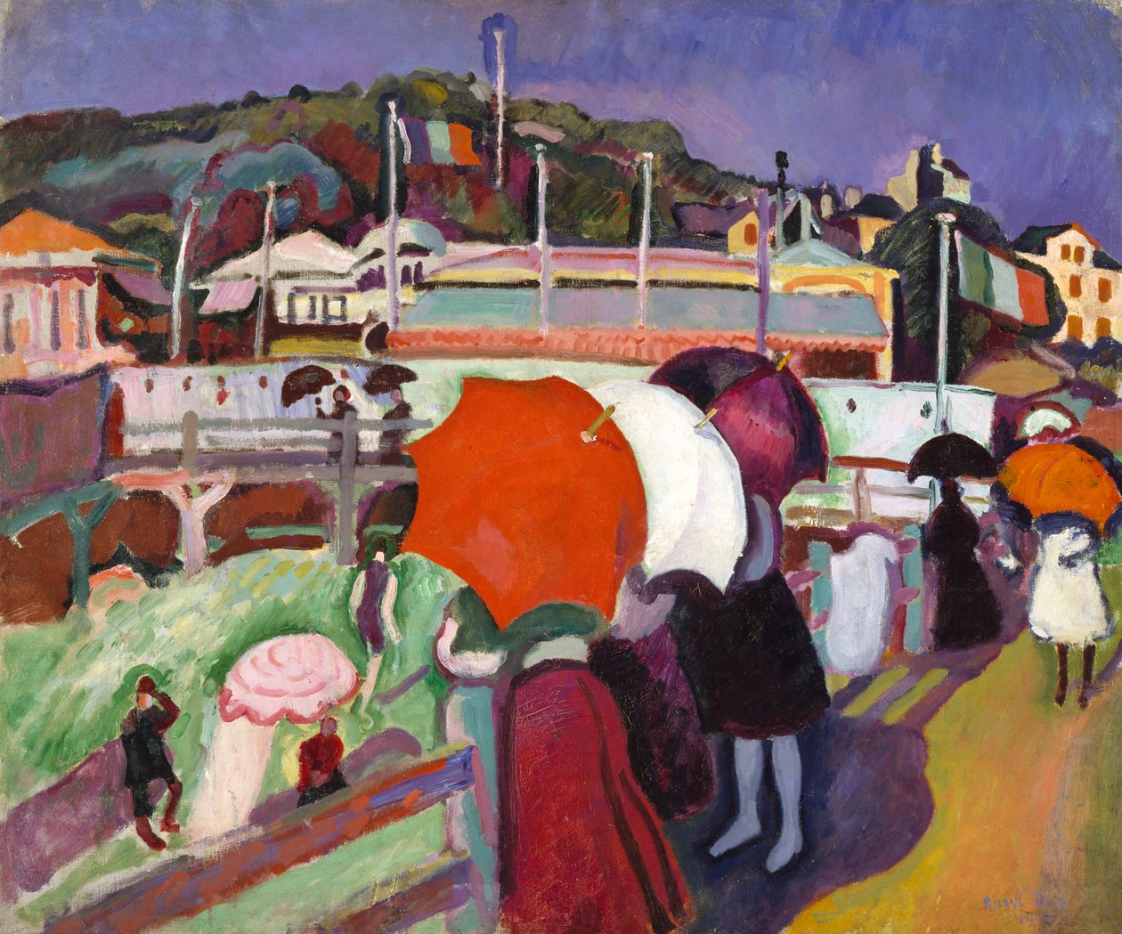 A három esernyő alkotó: Raoul Dufy