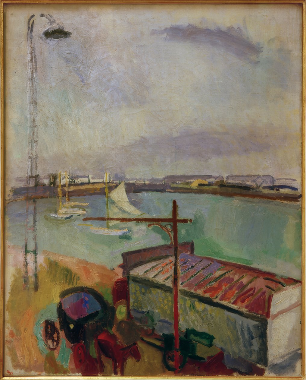 Le Havre kikötője alkotó: Raoul Dufy
