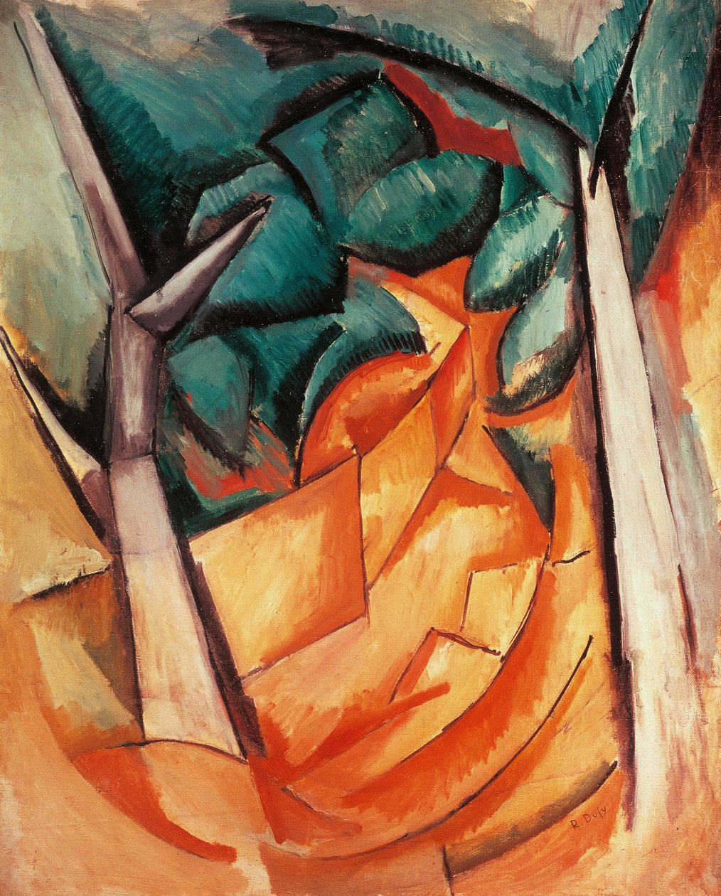 Fák Estaque-ban alkotó: Raoul Dufy