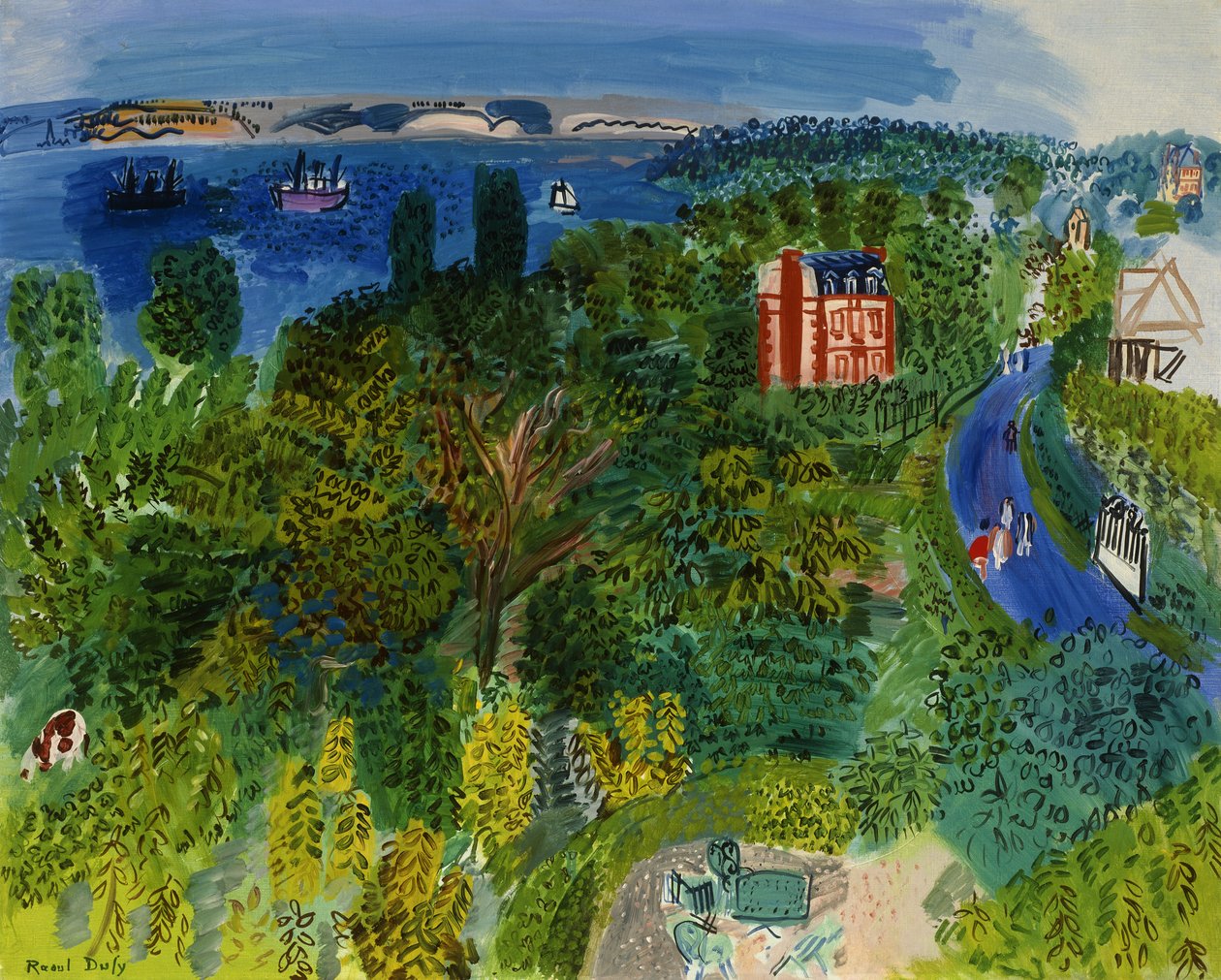 Villerville alkotó: Raoul Dufy