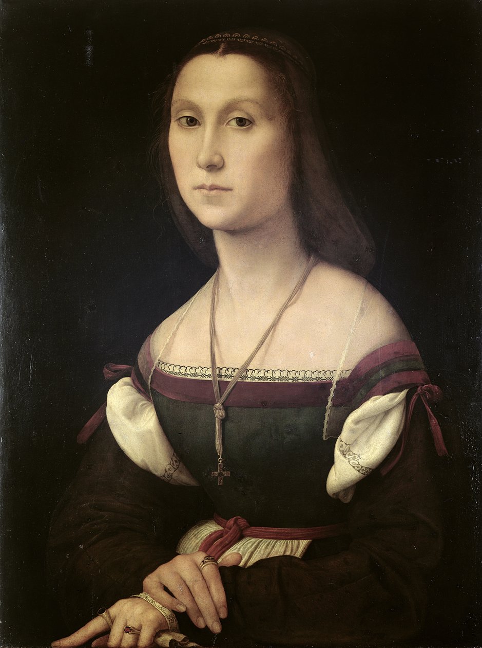 Női portré (La Muta), 1507 (lásd: 205588, 205589) alkotó: Raffaello Sanzio Raphael