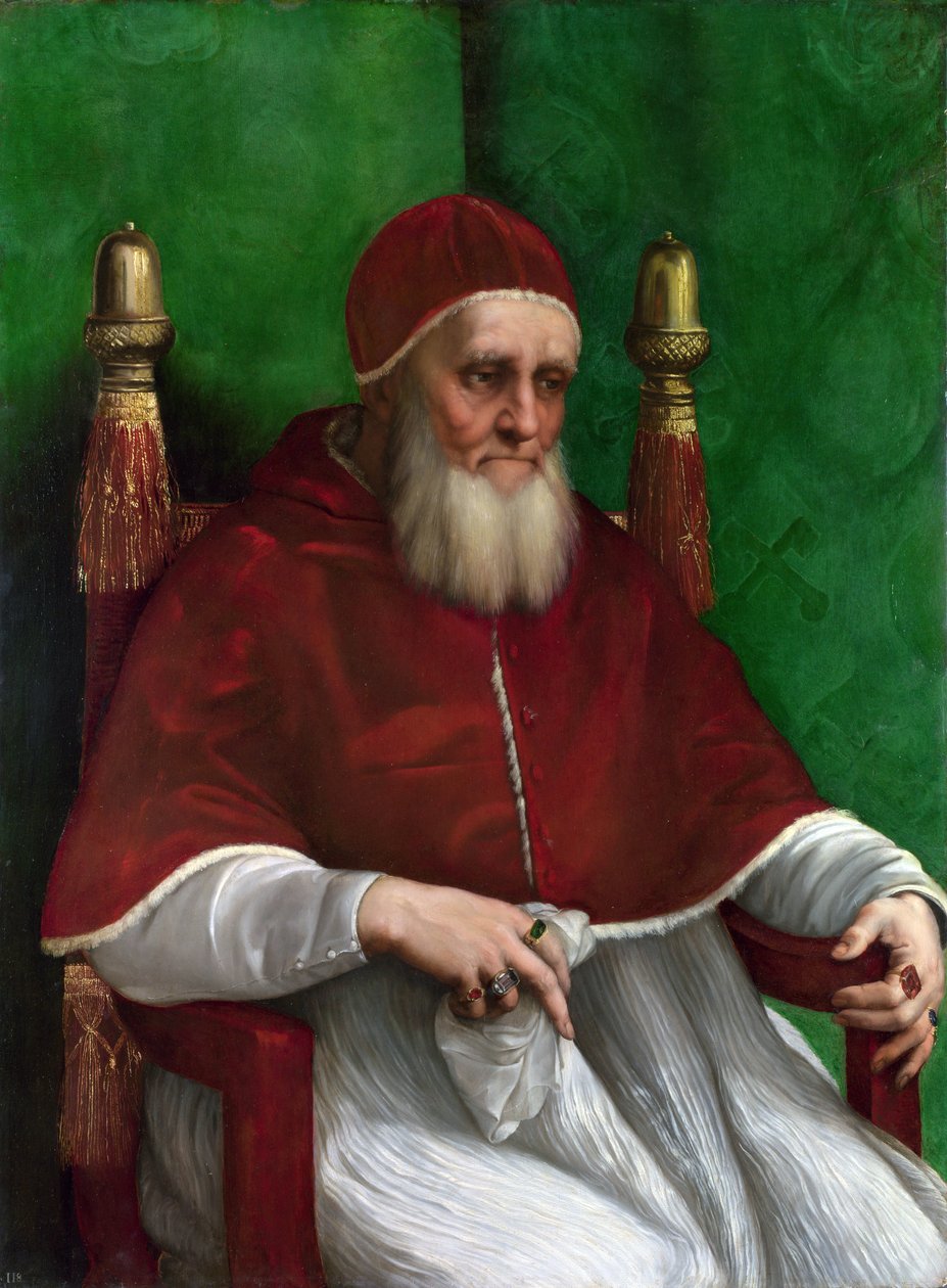 Julius pápa portréja II alkotó: Raphael