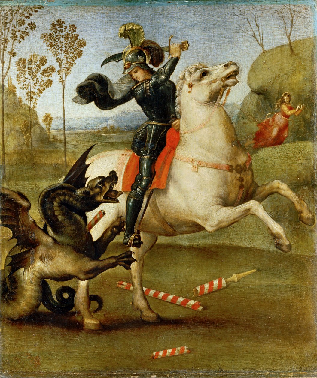 Szent György és a sárkány ... alkotó: Raphael (1483 1520)