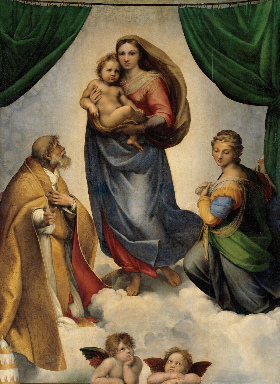 A Sixtusi Madonna. c.1512 alkotó: Raphael