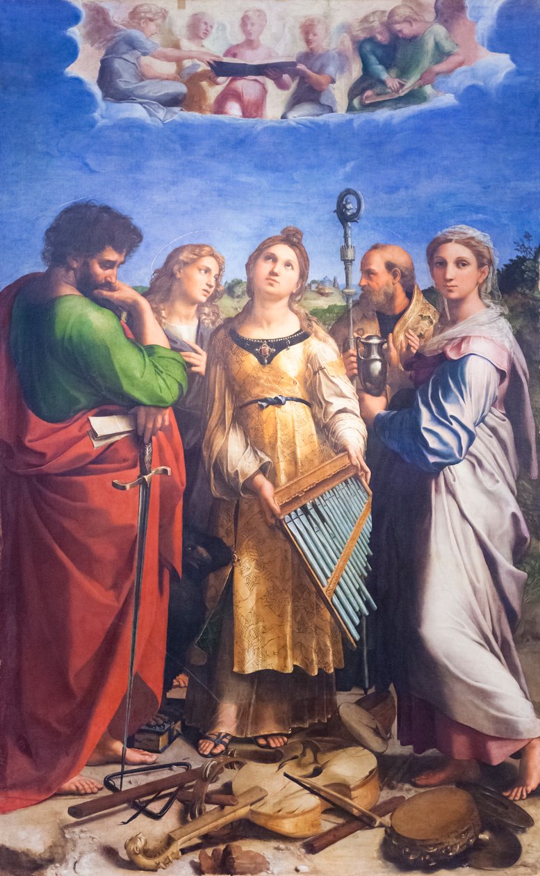 Az extázis a st. Cecilia alkotó: Raphael (1483 1520)