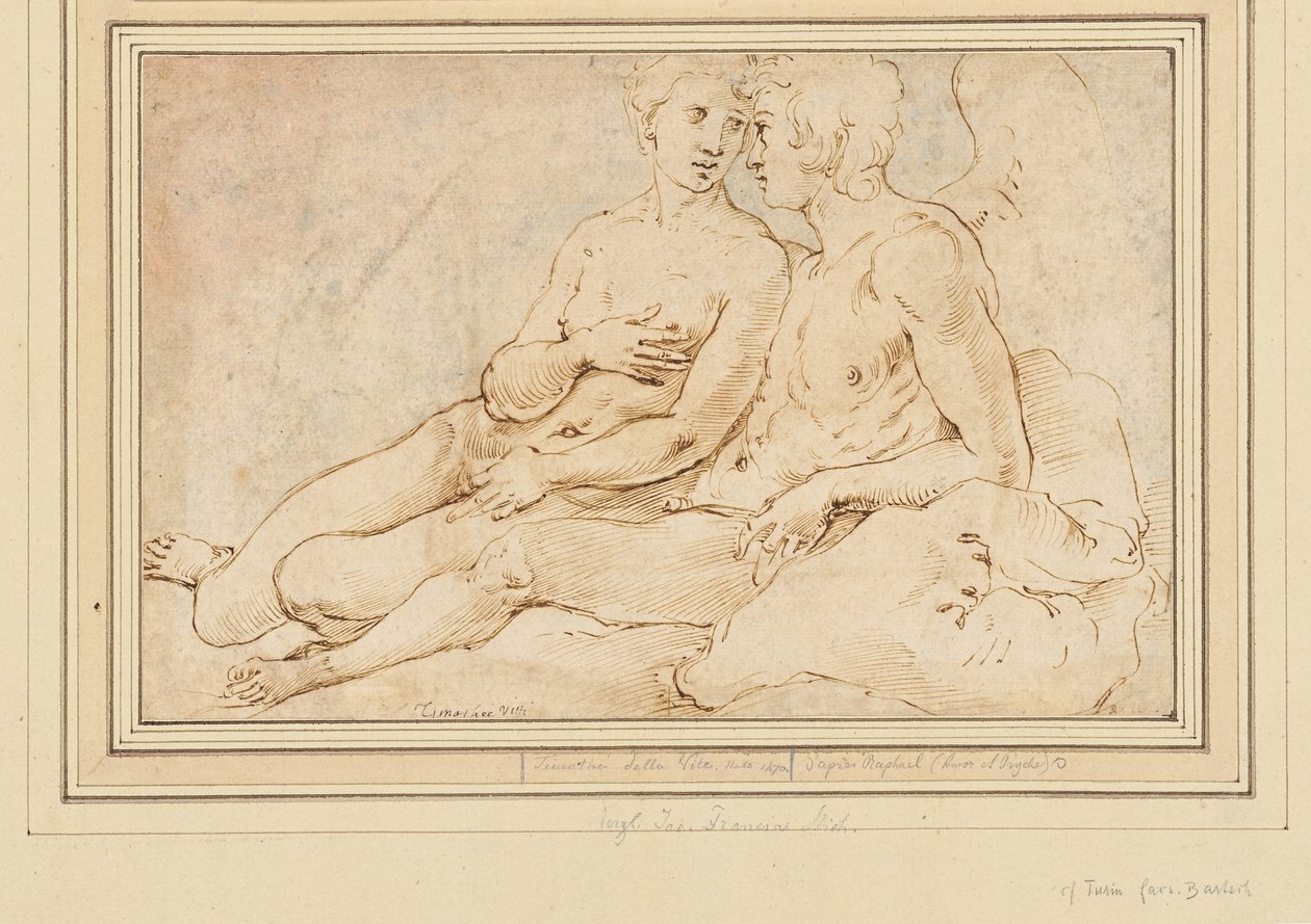 Ámor és psziché, 1540 körül. alkotó: Raphael