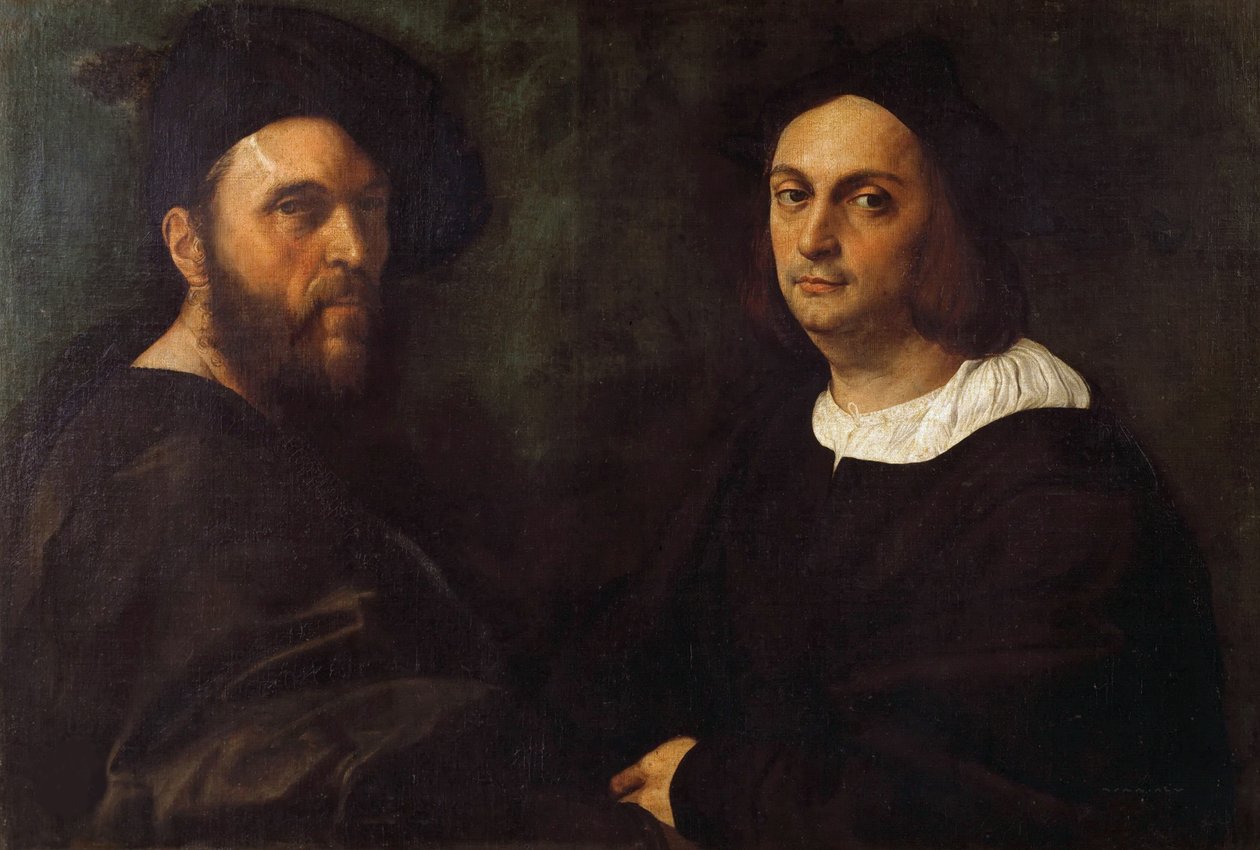Kettős portré, c. 1516. alkotó: Raphael
