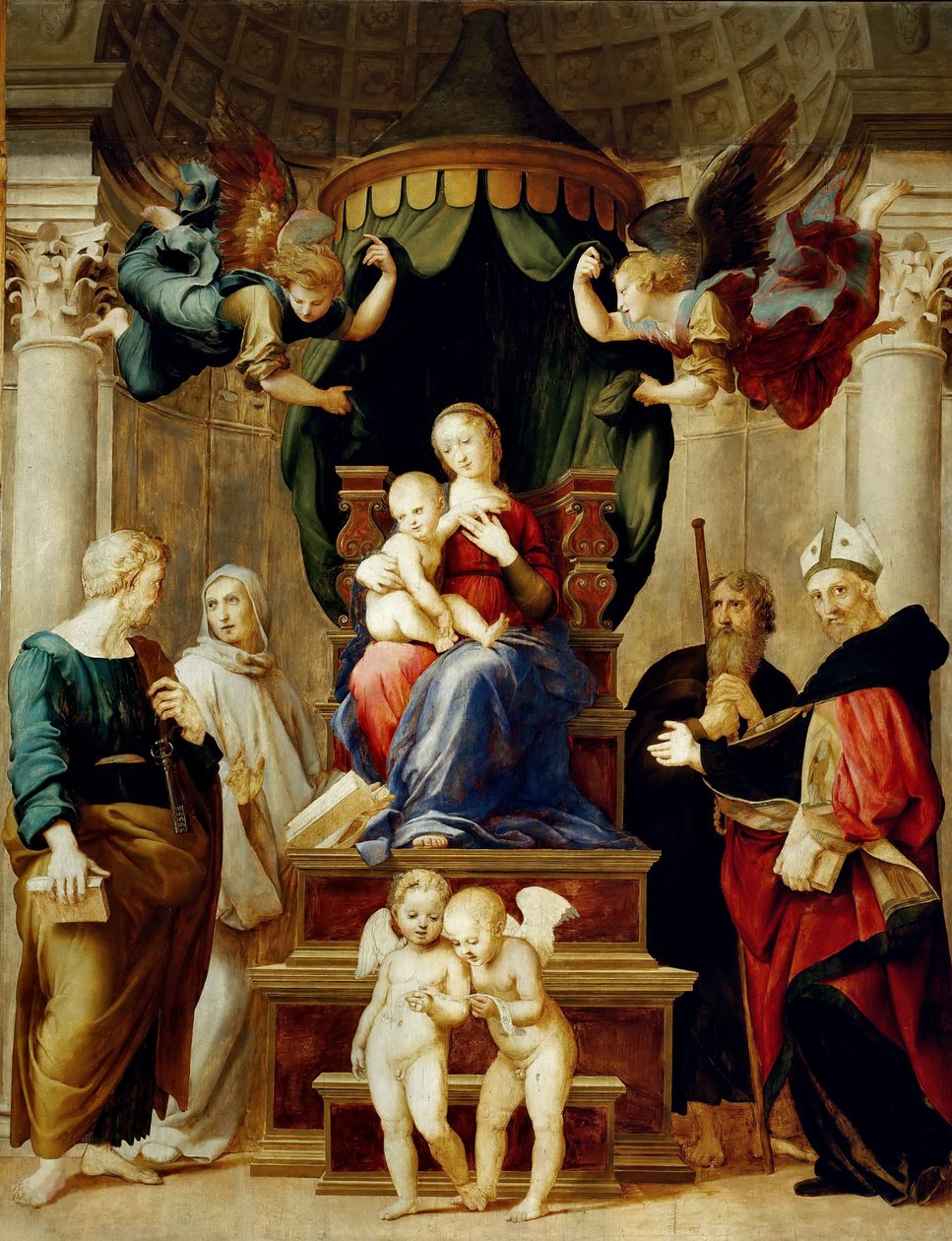 Baldacchino Madonna, kb. 1506-1508. alkotó: Raphael