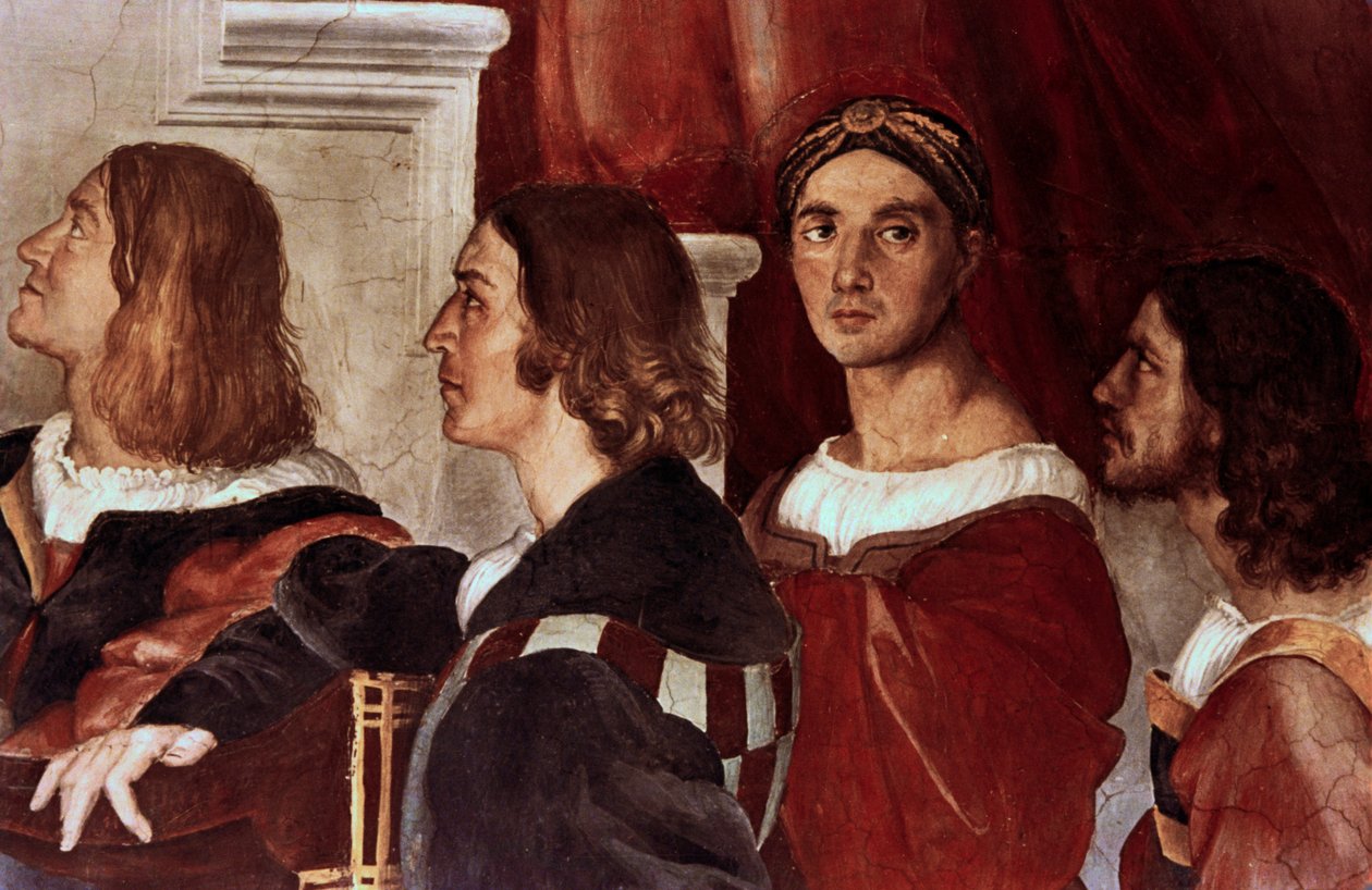 A bolsenai mise, részlet, 1512 alkotó: Raffaello Sanzio Raphael