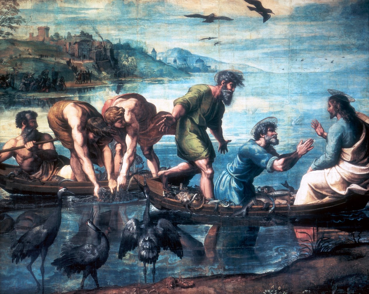 „A halak csodás tervezete”, 1515 alkotó: Raphael