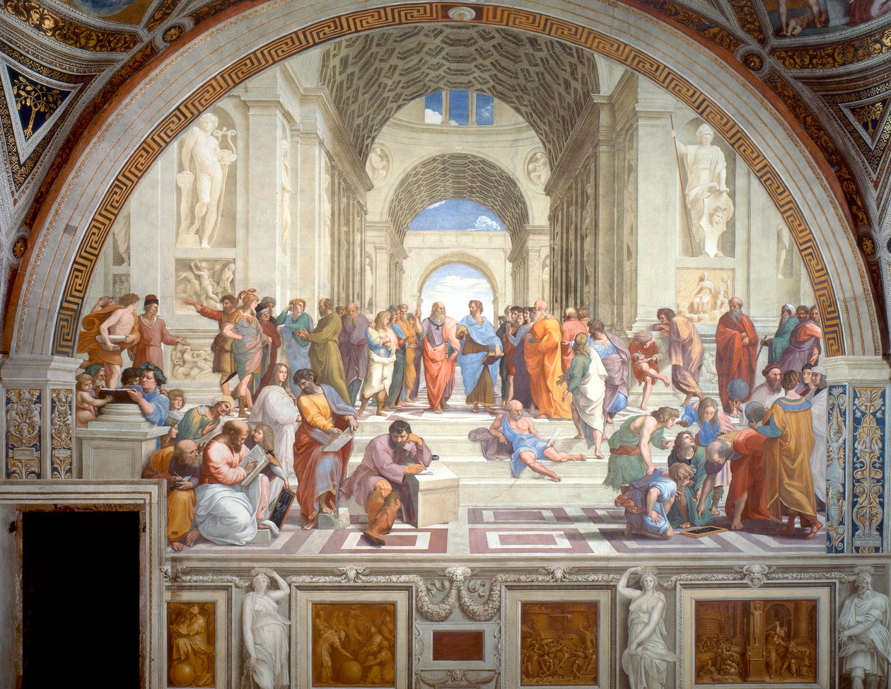 Az athéni iskola, 1509-1511. alkotó: Raphael