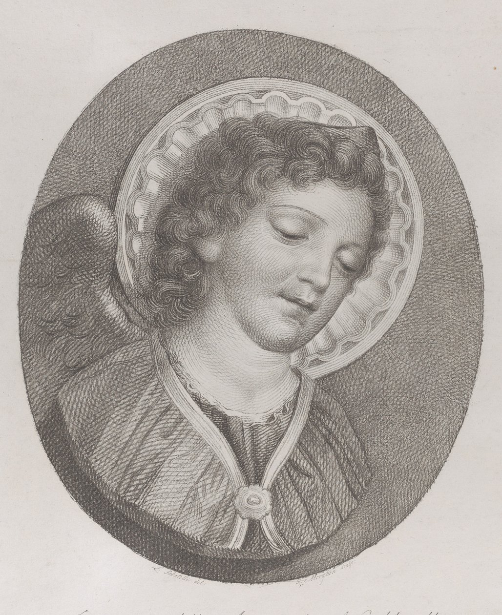 Gábriel arkangyal, 1800 alkotó: Raphael Morghen