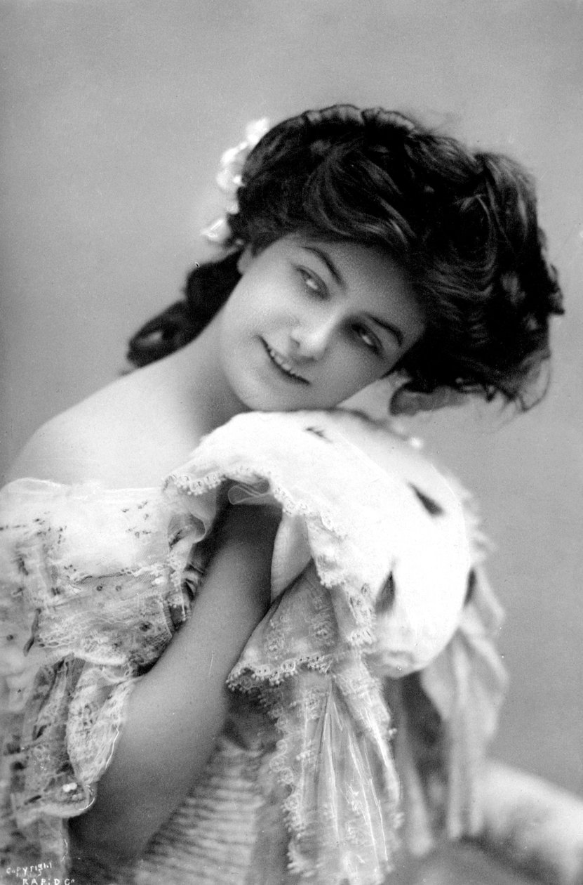 Ethel Oliver, színésznő, 1900-as évek. alkotó: Rapid Photo Company