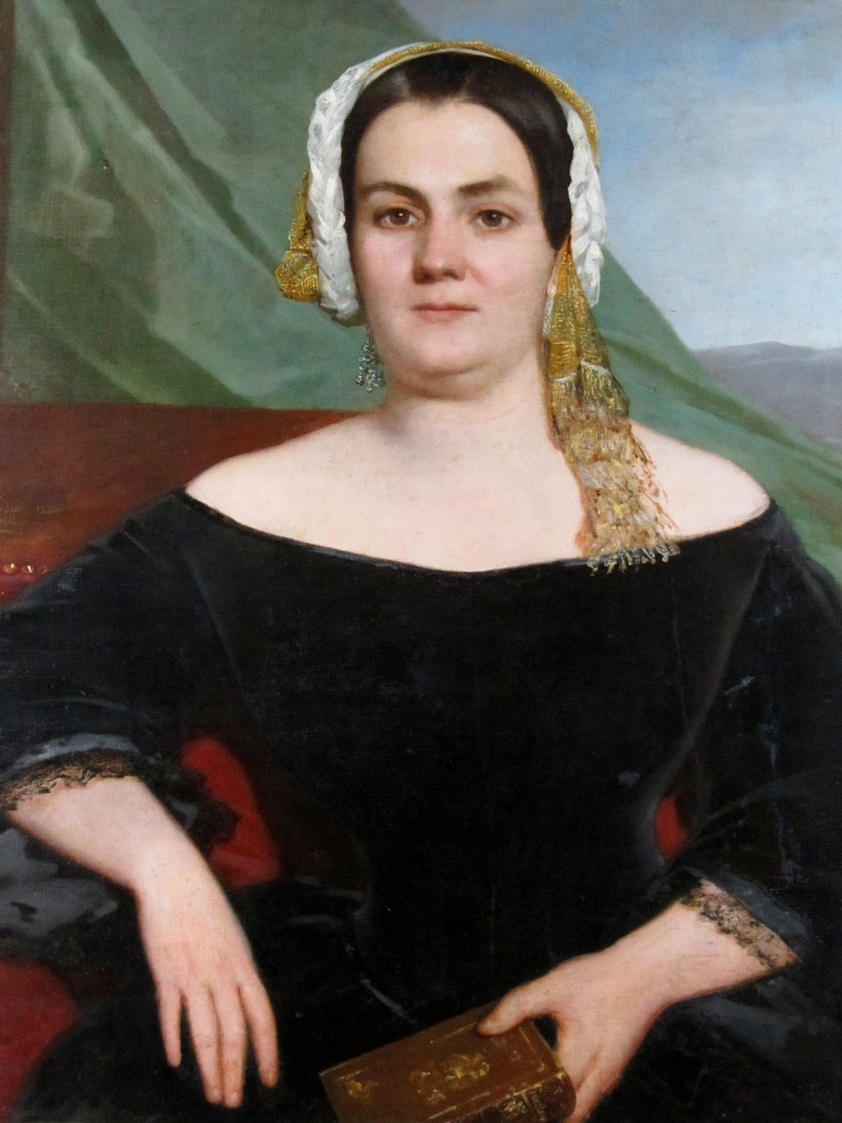 Mrs. Maria del Carmen Dolores Mackenna és Vicuña alkotó: Raymond Auguste Quinsac Monvoisin