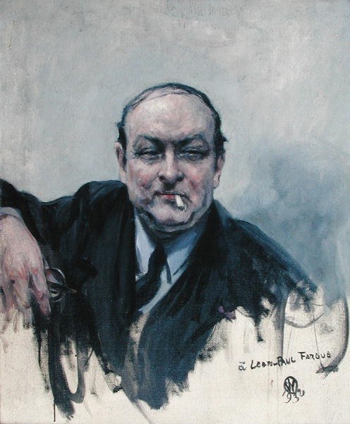 Leon-Paul Fargue (1876-1947) 1932 (olaj, vászon) alkotó: Raymond Woog