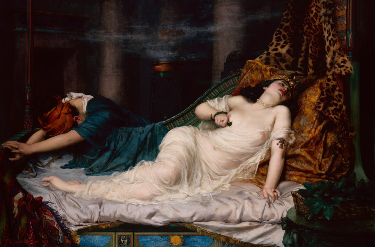 Kleopátra halála alkotó: Reginald Arthur