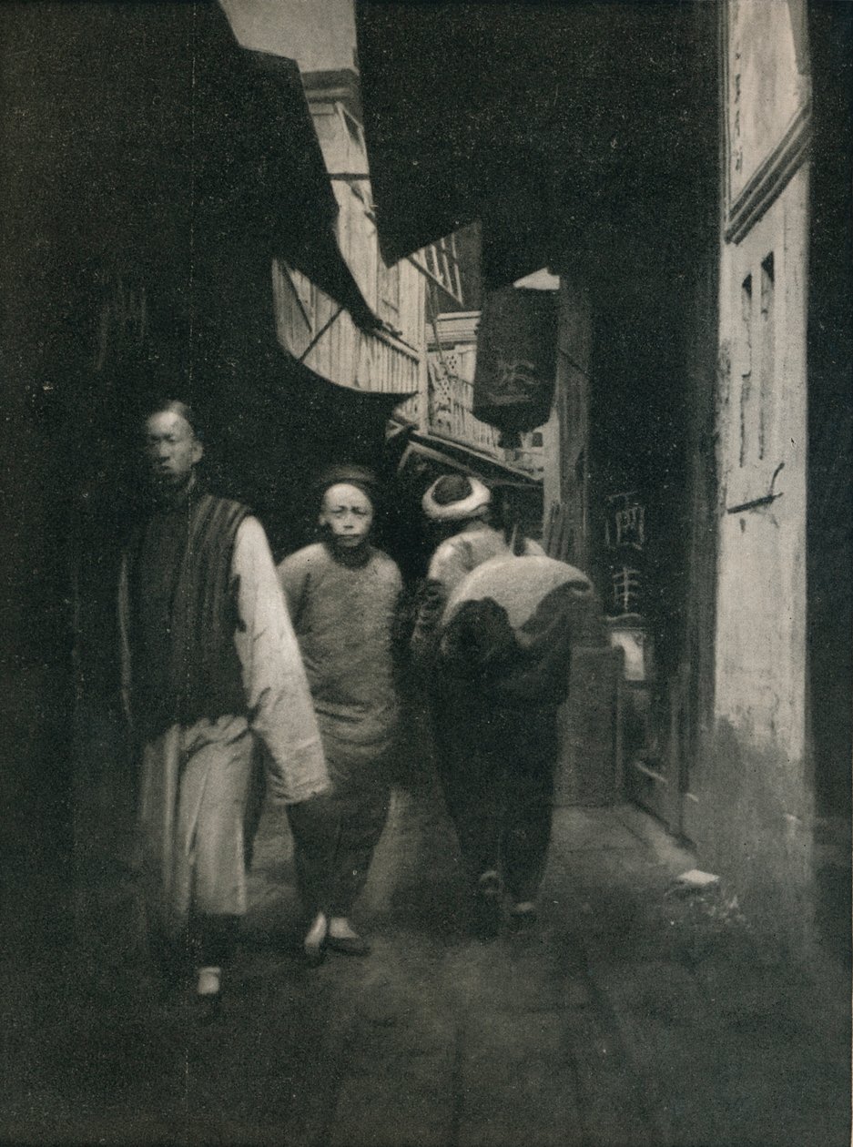 Egy utca Kínában, 1927, 1927 alkotó: Reginald Belfield