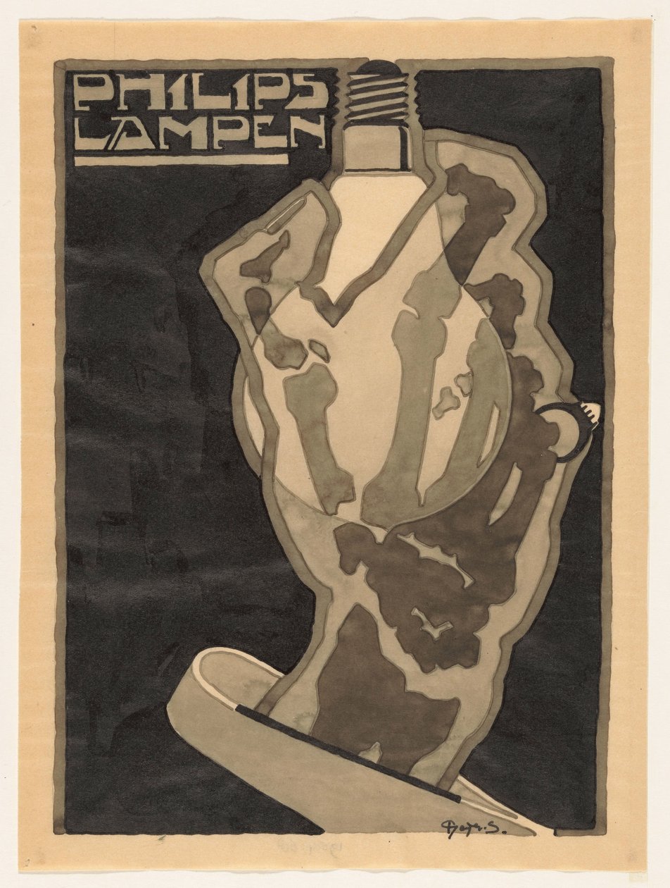 Philips lámpák alkotó: Reijer Stolk (signed by artist)