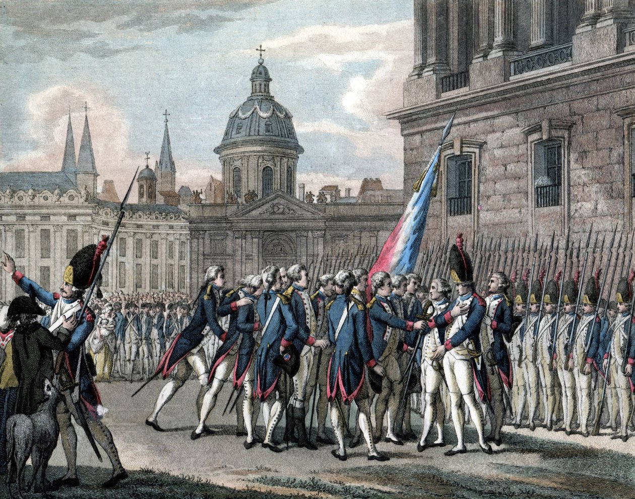 Az Agasse testvérek ügye. 1794-1804 (metszet) alkotó: Reiner Vinkeles