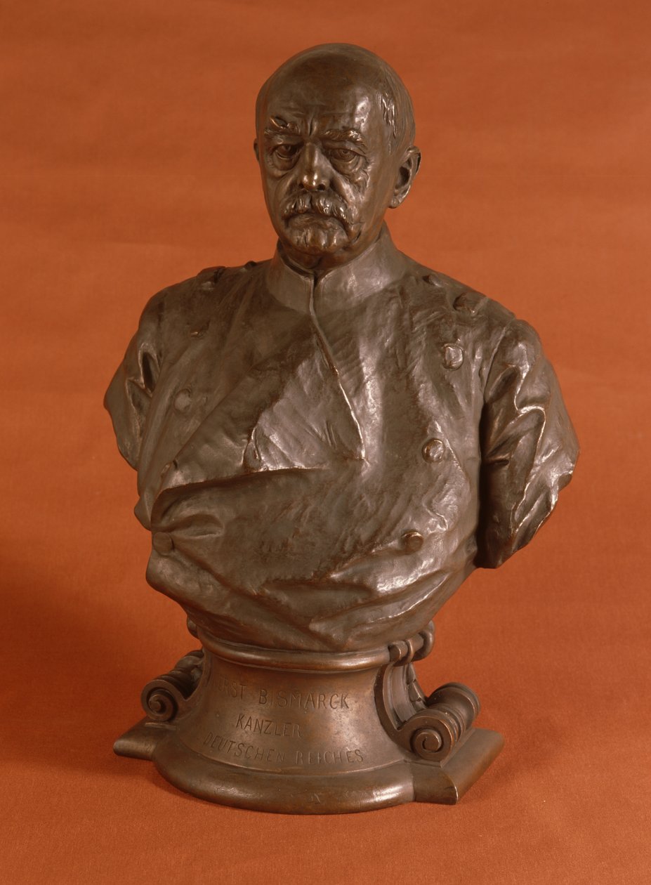 Otto von Bismarck, 1886 (bronz) alkotó: Reinhold Begas