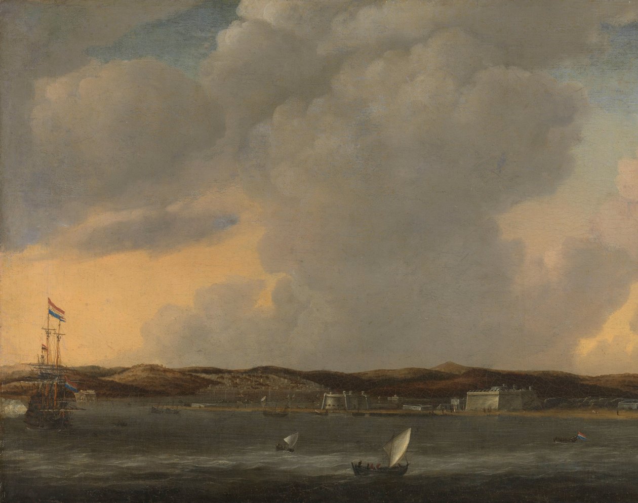 Kilátás Tuniszra alkotó: Reinier Nooms (signed by artist)