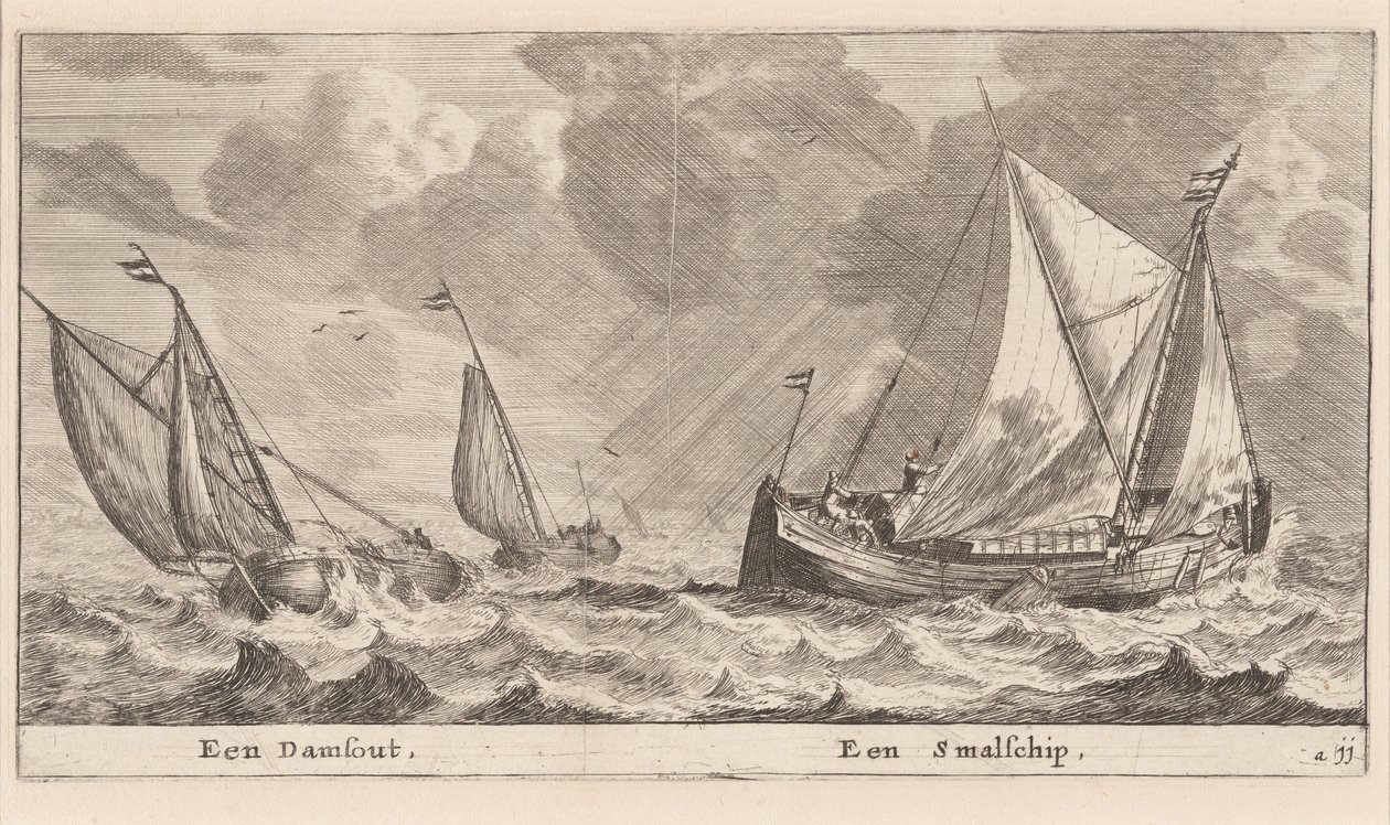 Egy Damschuit és egy "Smalschip" alkotó: Reinier Nooms, called Zeeman