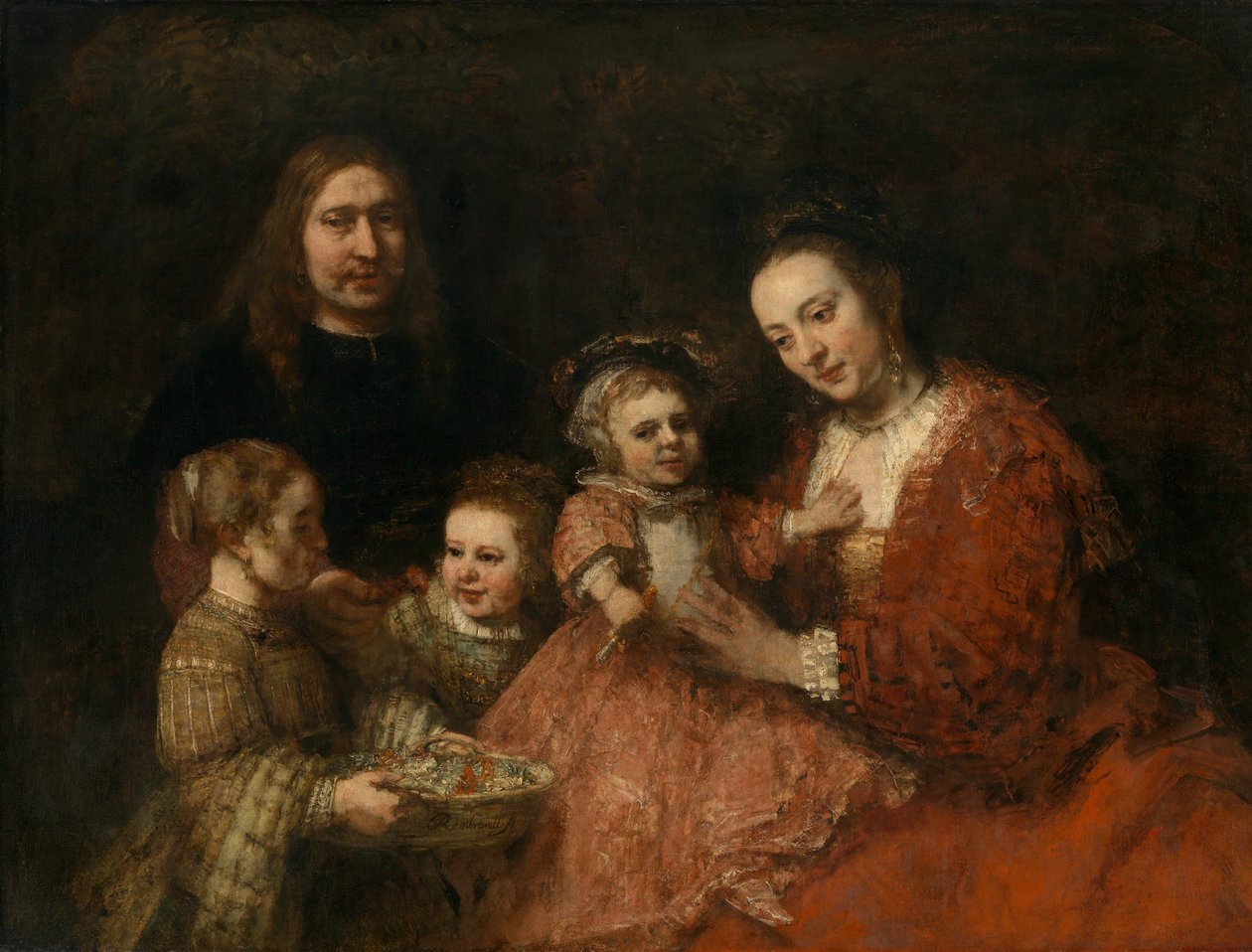 Családi portré alkotó: Rembrandt van Rijn