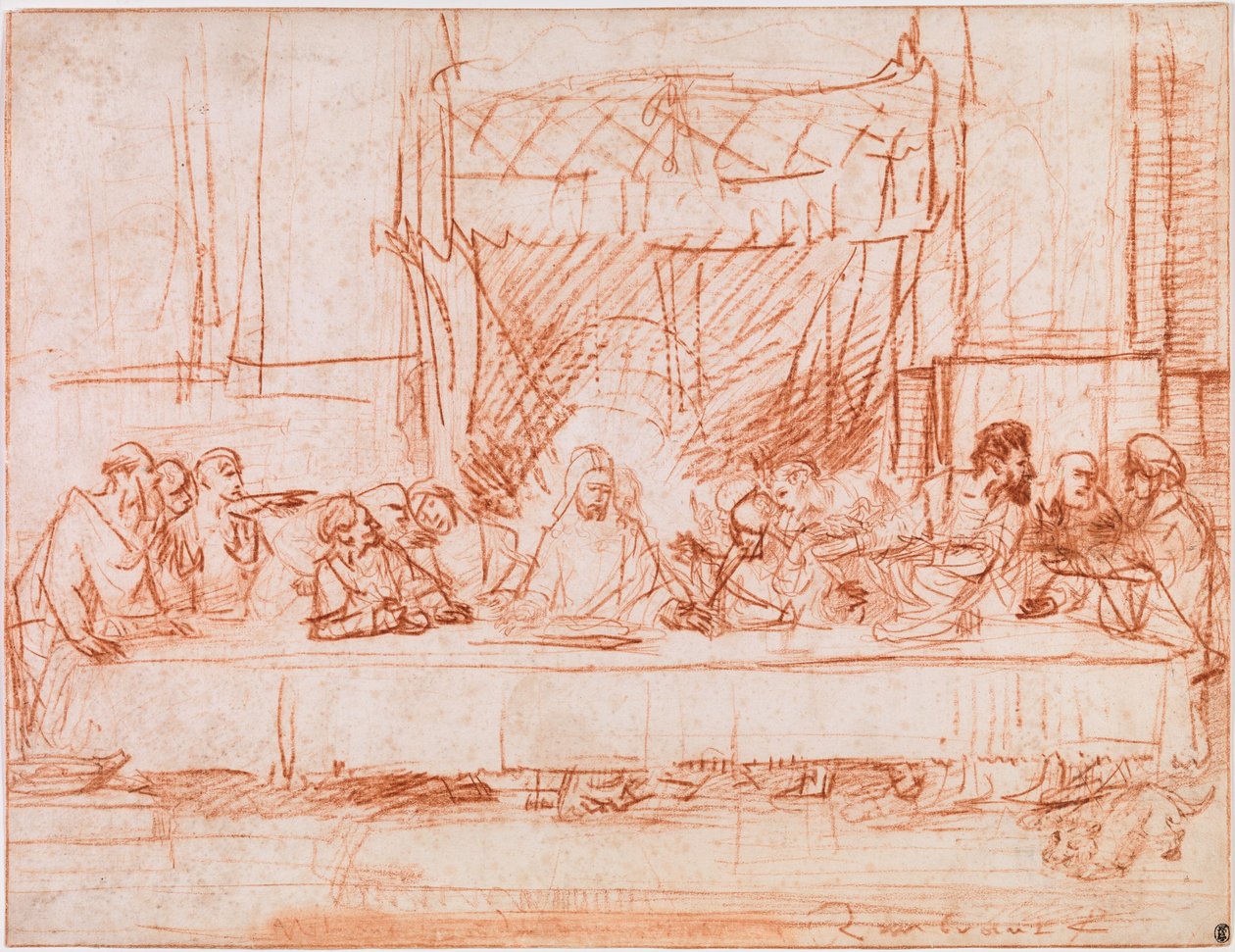 Az utolsó vacsora alkotó: Rembrandt van Rijn